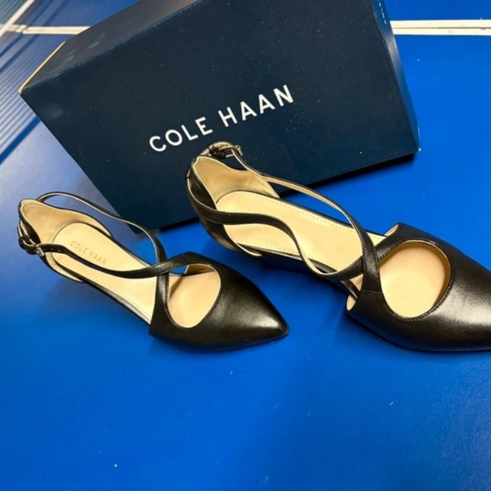 Cole Haan Women's Black Strappy Heels